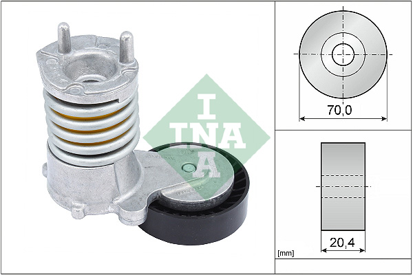 Spanner poly V-riem INA 534 0274 10