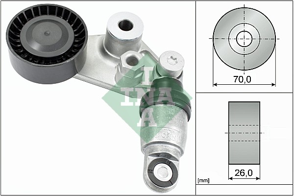 Spanner poly V-riem INA 534 0297 10