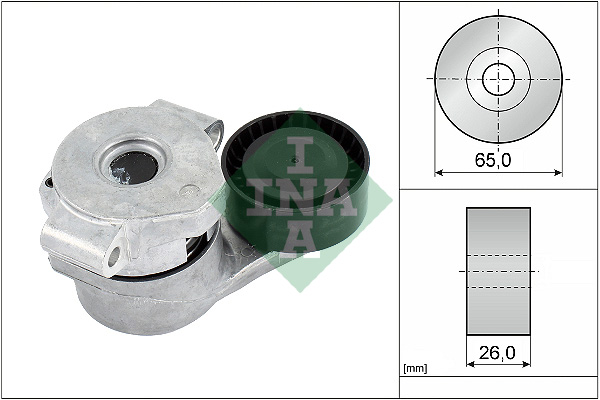 Spanner poly V-riem INA 534 0308 10