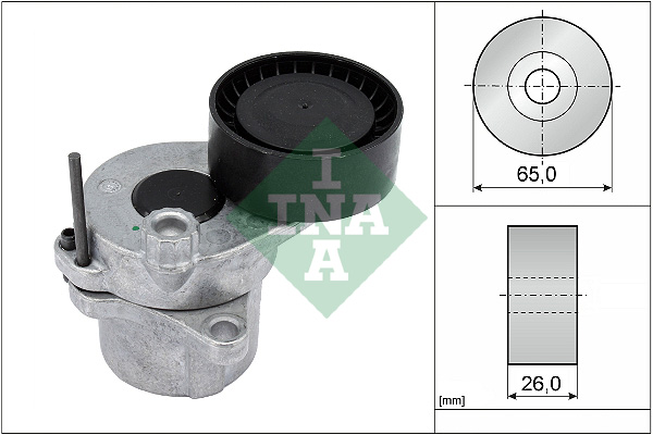 Spanner poly V-riem INA 534 0336 10