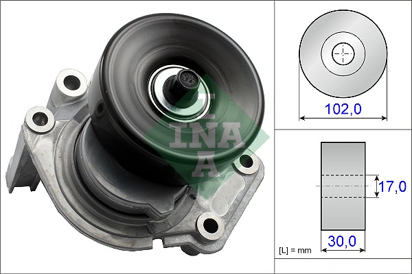 Spanner poly V-riem INA 534 0350 10