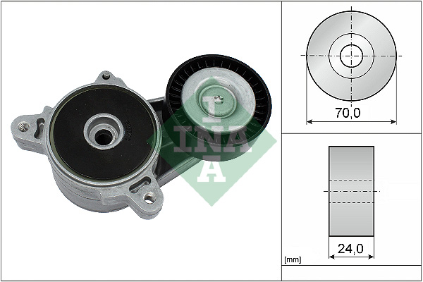 Spanner poly V-riem INA 534 0361 10