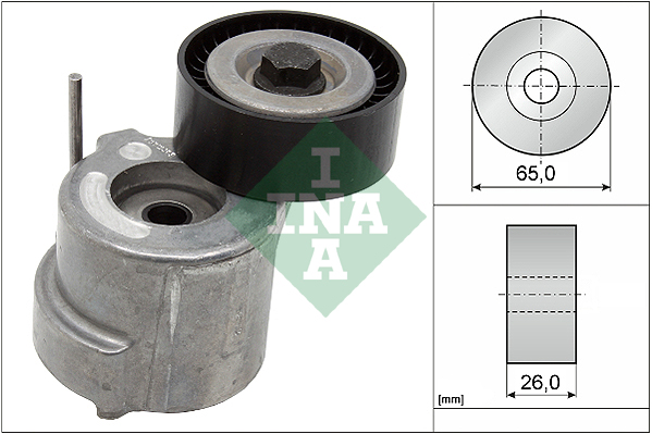 Spanner poly V-riem INA 534 0404 10