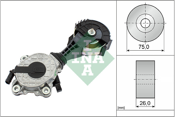 Spanner poly V-riem INA 534 0425 10