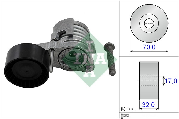 Spanner poly V-riem INA 534 0432 10