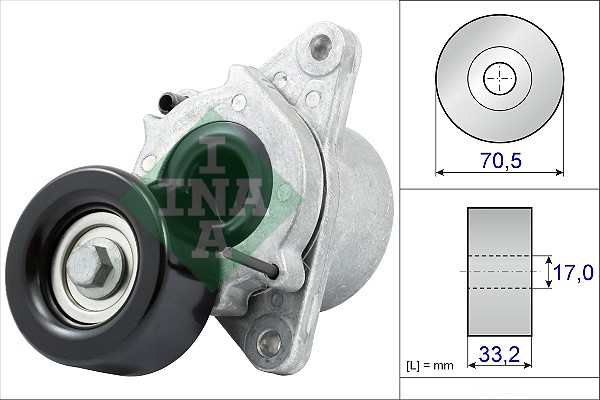 Spanner poly V-riem INA 534 0435 10