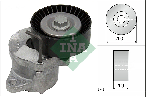 Spanner poly V-riem INA 534 0439 10