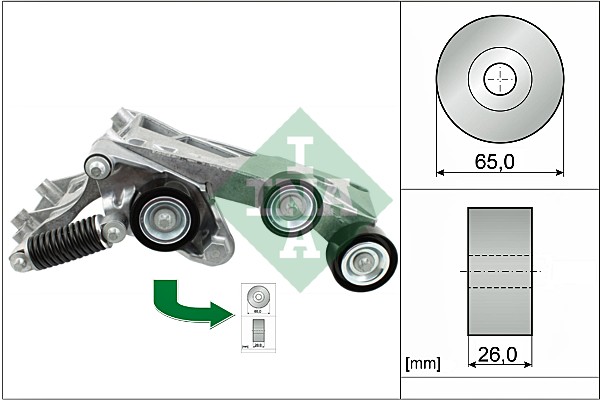 Spanner poly V-riem INA 534 0446 10