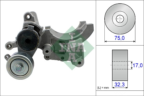 Spanner poly V-riem INA 534 0452 10