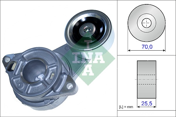 Spanner poly V-riem INA 534 0458 10