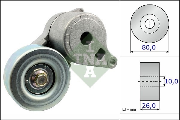 Spanner poly V-riem INA 534 0509 10