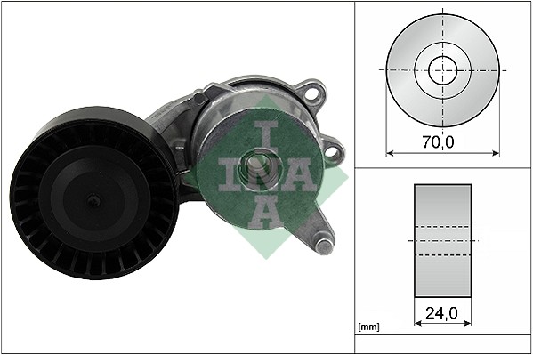 Spanner poly V-riem INA 534 0553 10