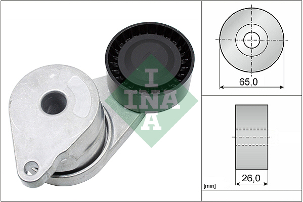 Spanner poly V-riem INA 534 0573 10