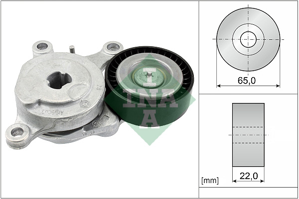 Spanner poly V-riem INA 534 0575 10