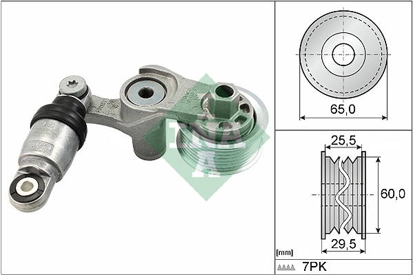 Spanner poly V-riem INA 534 0586 10