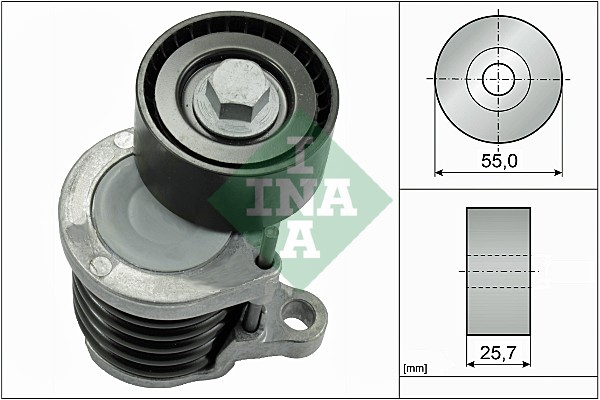 Spanner poly V-riem INA 534 0591 10