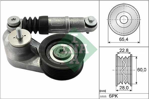 Spanner poly V-riem INA 534 0595 10