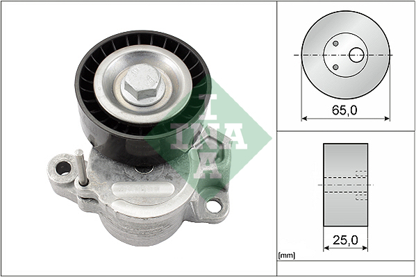 Spanner poly V-riem INA 534 0625 10