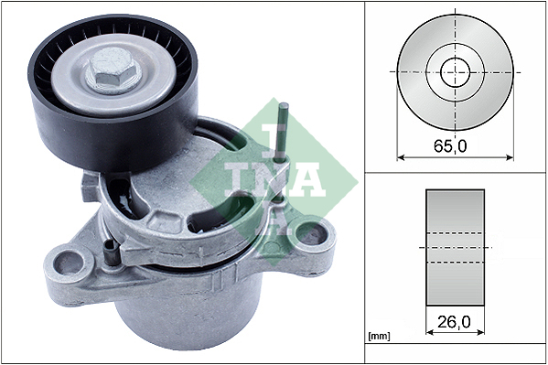 Spanner poly V-riem INA 534 0627 10