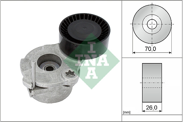 Spanner poly V-riem INA 534 0630 10