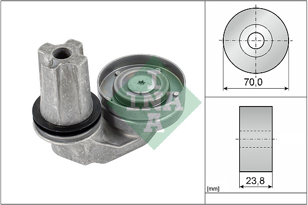 Spanner poly V-riem INA 534 0635 10