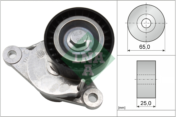 Spanner poly V-riem INA 534 0655 10