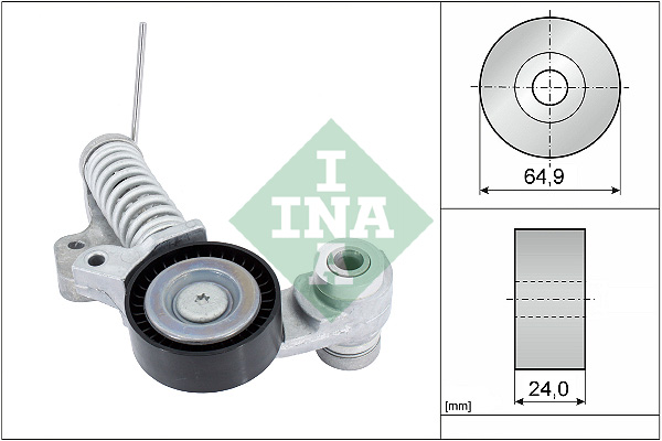 Spanner poly V-riem INA 534 0702 10