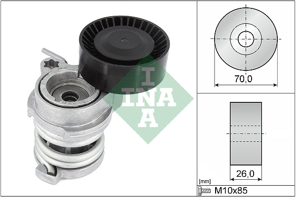 Spanner poly V-riem INA 534 0708 10