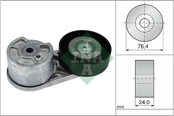 Spanner poly V-riem INA 534 0727 10