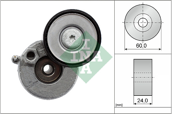 Spanner poly V-riem INA 534 0728 10