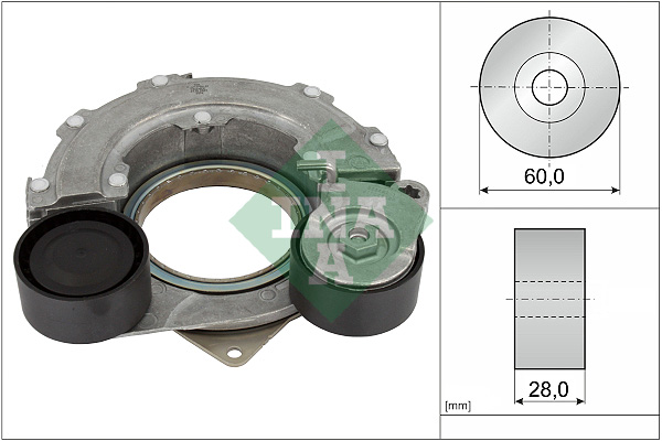 Spanner poly V-riem INA 534 0736 10