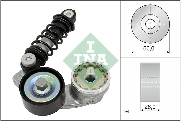 Spanner poly V-riem INA 534 0737 10