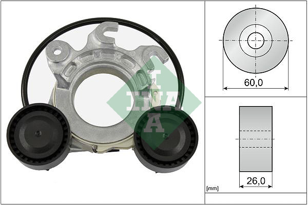 Spanner poly V-riem INA 534 0858 10