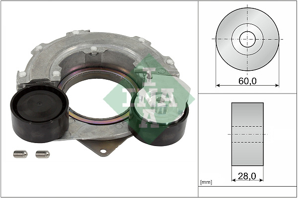 Spanner poly V-riem INA 534 0882 10