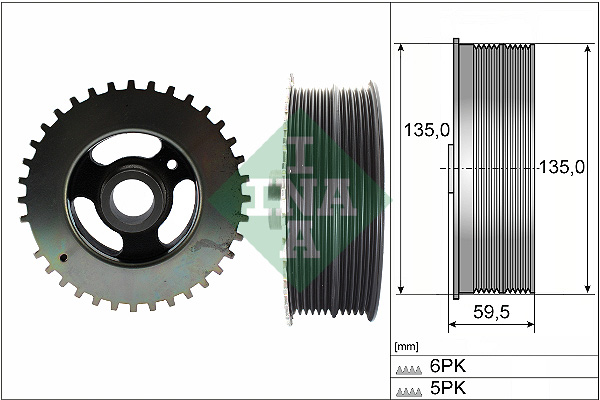 Krukaspoelie INA 544 0152 10