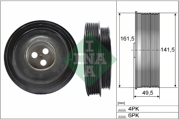 Krukaspoelie INA 544 0166 10