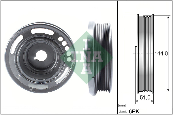 Krukaspoelie INA 544 0168 10