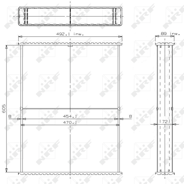 NRF Koelblok radiateur 24530