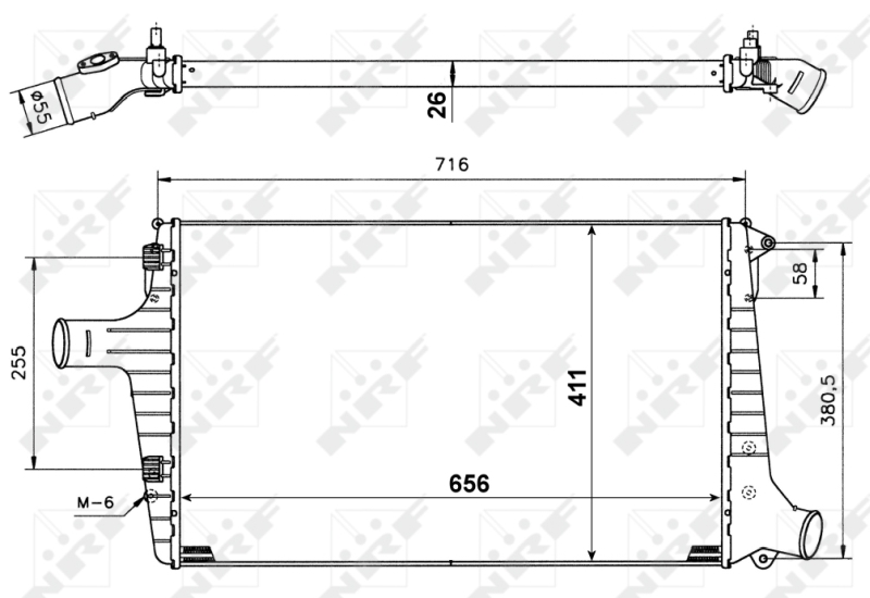 NRF Interkoeler 30118A