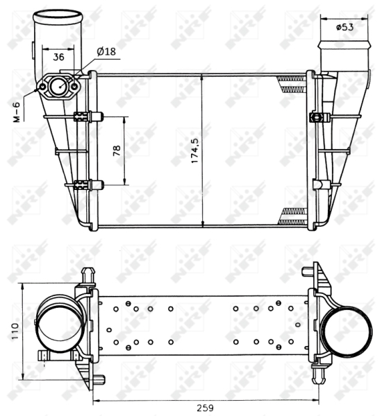 NRF Interkoeler 30127A