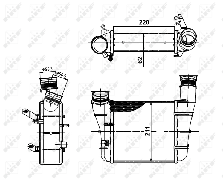 NRF Interkoeler 30148A