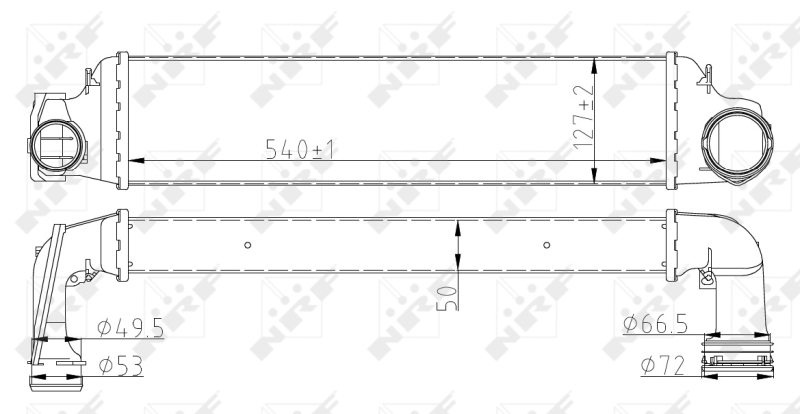 NRF Interkoeler 30154A