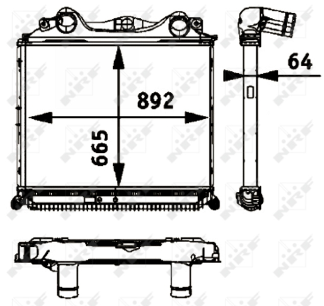 Interkoeler NRF 30205