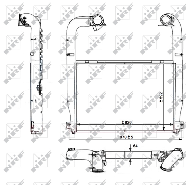 NRF Interkoeler 30223