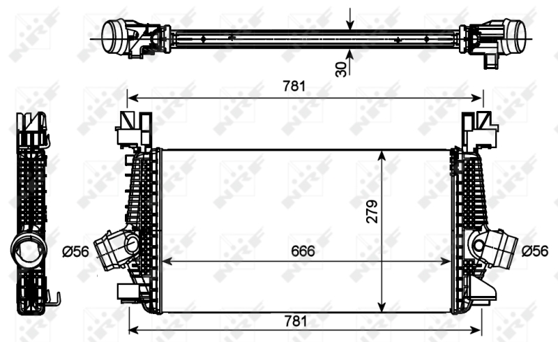 NRF Interkoeler 30270