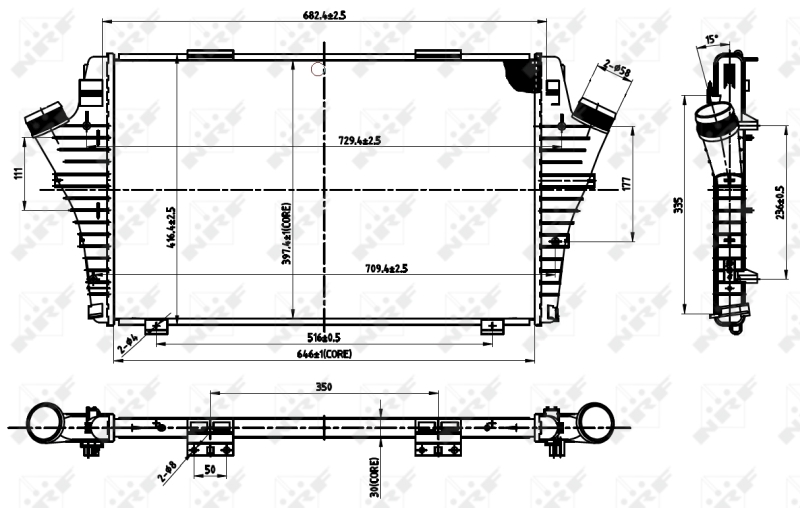 NRF Interkoeler 30279