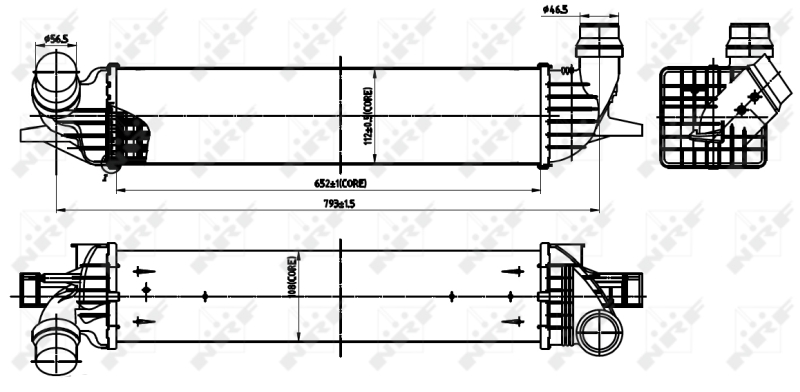 NRF Interkoeler 30312