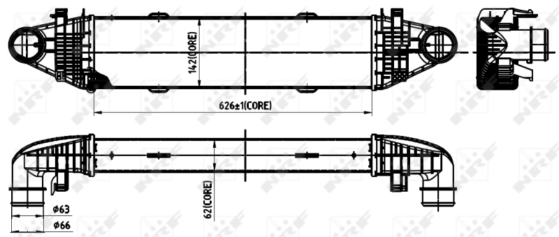NRF Interkoeler 30315
