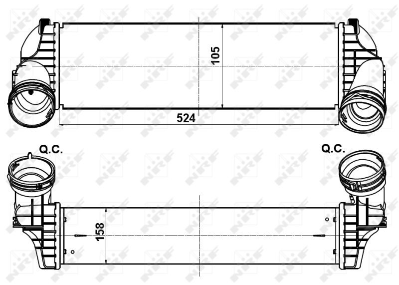 NRF Interkoeler 30359