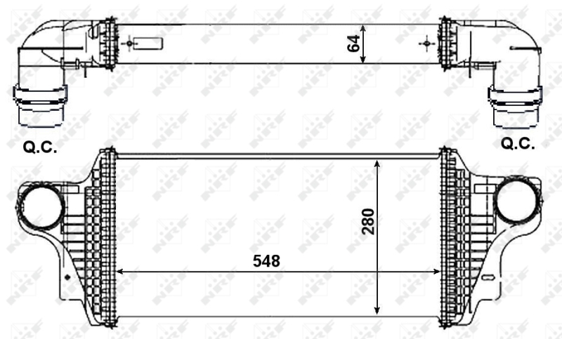 NRF Interkoeler 30370